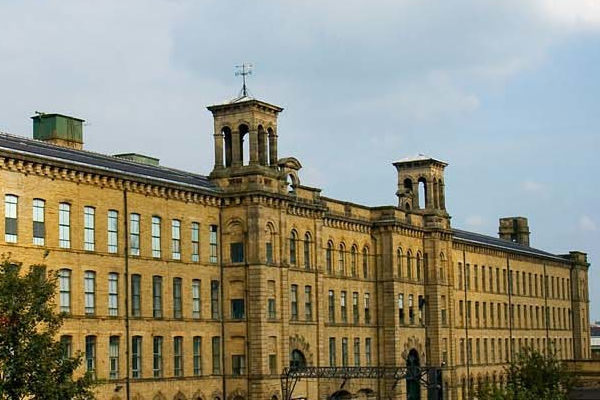 Side view of Salts Mill