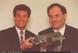 Barry Rubery (left) and finance director Steven Jones, 1997