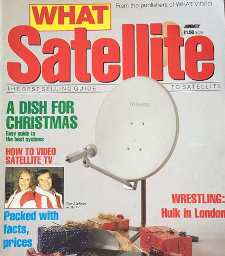 What Satellite magazine front cover January 1990