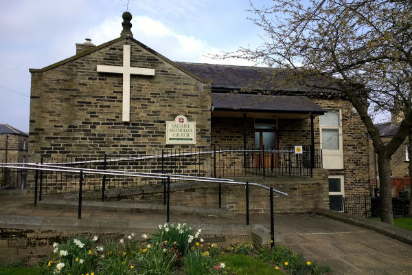 Methodist Church front door 2019