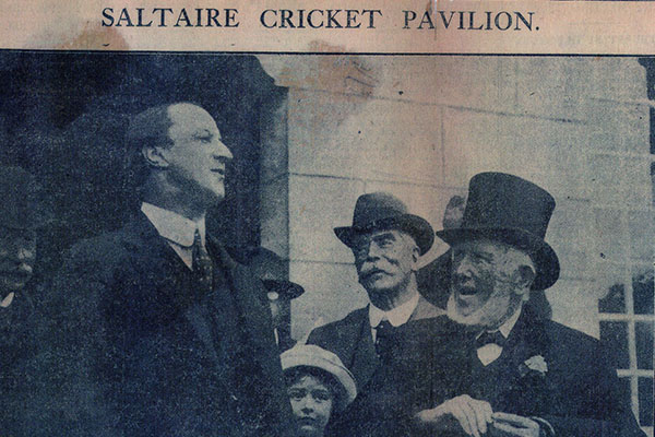 H2-177a,c: Opening of Saltaire Cricket Pavilion