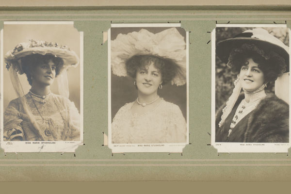 Postcard portraits of Maria Studholme. Courtesy of Rijksmuseum, CC0, via Wikimedia Commons